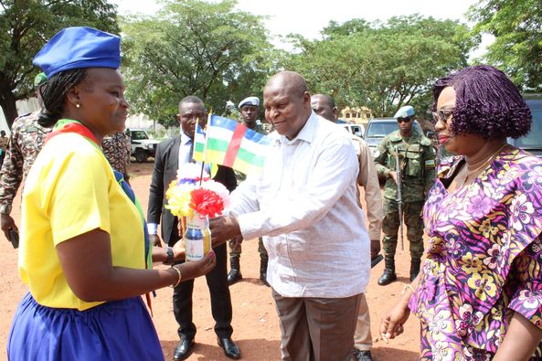 La célébration d'un culte d'action de grâce organisé par la coordination de la Jeunesse Chrétienne Conquérante (JCC) au palais de sport Omnisports.