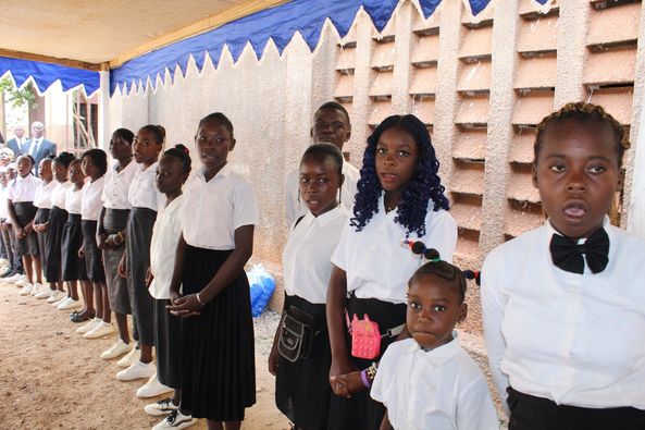 La clôture de la journée nationale de jeunesse de L'Eglise Neo-apostolique à Bangui.