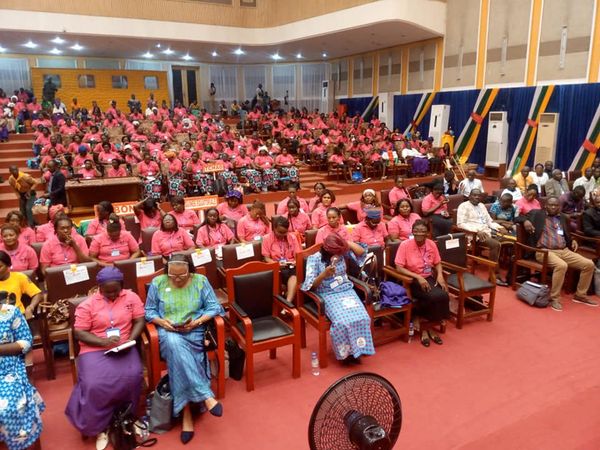 1er congrès des Ministères des Femmes de l'Union Mission de l'Afrique Centrale continue à l'hémicycle de l'Assemblée Nationale